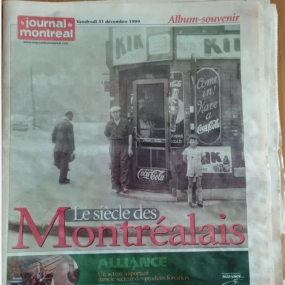 Journal de Montreal Newspaper Le Siecle des Montrealais Album Souvenir 1900-1999